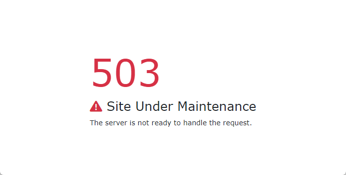 maintenance